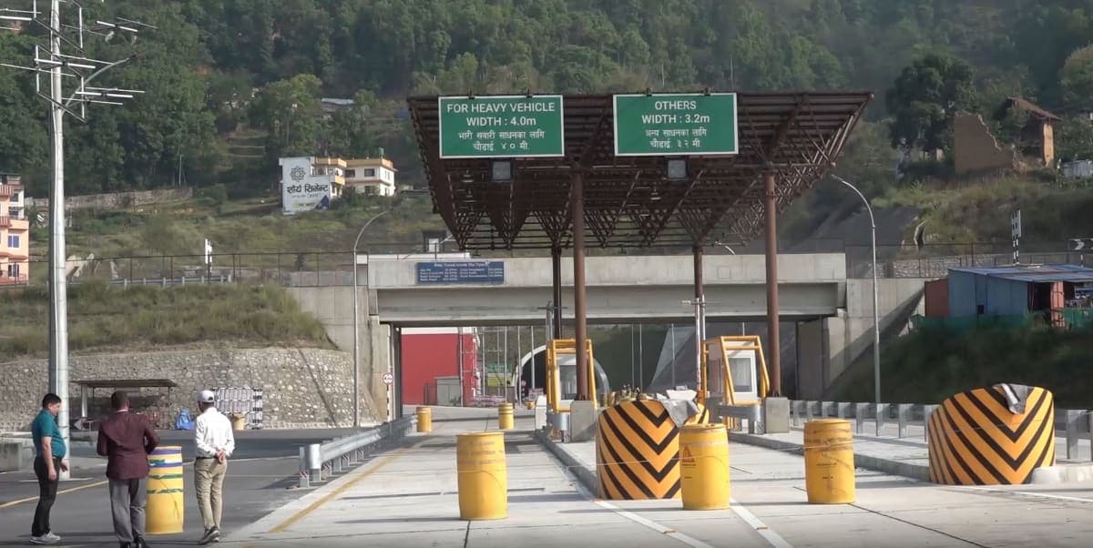 नेपालको पहिलो आधुनिक सुरुङमार्ग उद्घाटनको तयारी पूरा