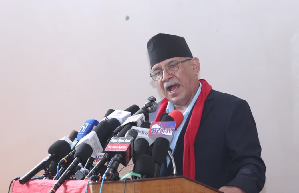 दाहाल: राष्ट्रिय स्वाधीनताको रक्षा गर्न कम्युनिस्ट शक्तिबीच एकता अपरिहार्य