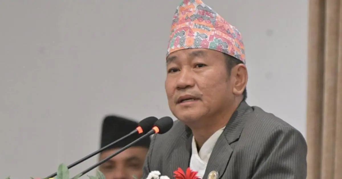 बाढी उद्धारमा राजनीतिक विभेद गरिएको हर्क साम्पाङको आरोप